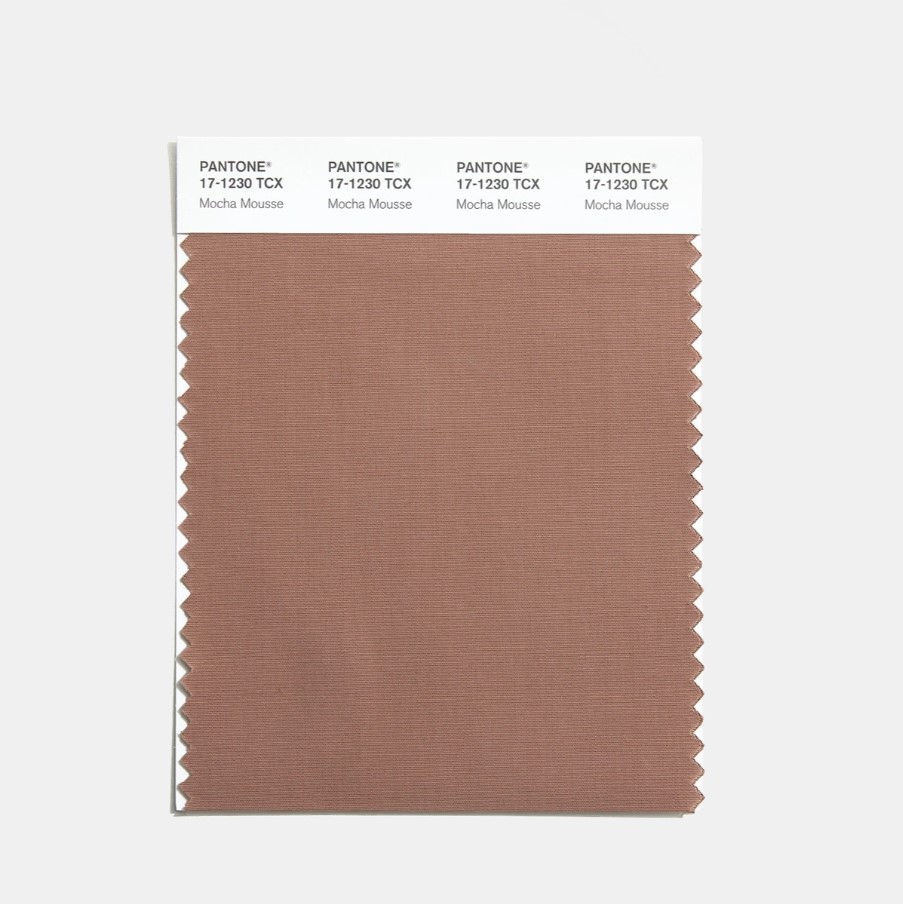 KAHVE KÖPÜĞÜ (MOCHA MOUSSE) COTTON SWATCH CARDS, PANTONE COLOR OF THE YEAR 2025