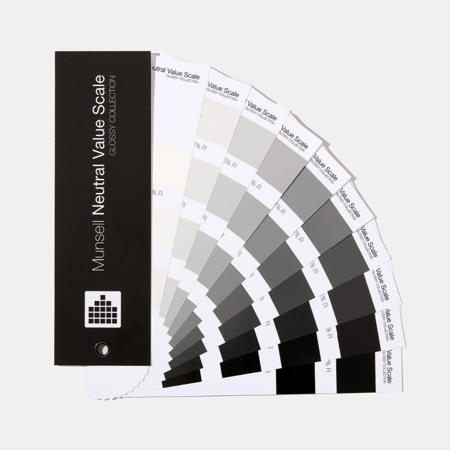 MUNSELL NEUTRAL VALUE SCALE - GLOSSY FINISH